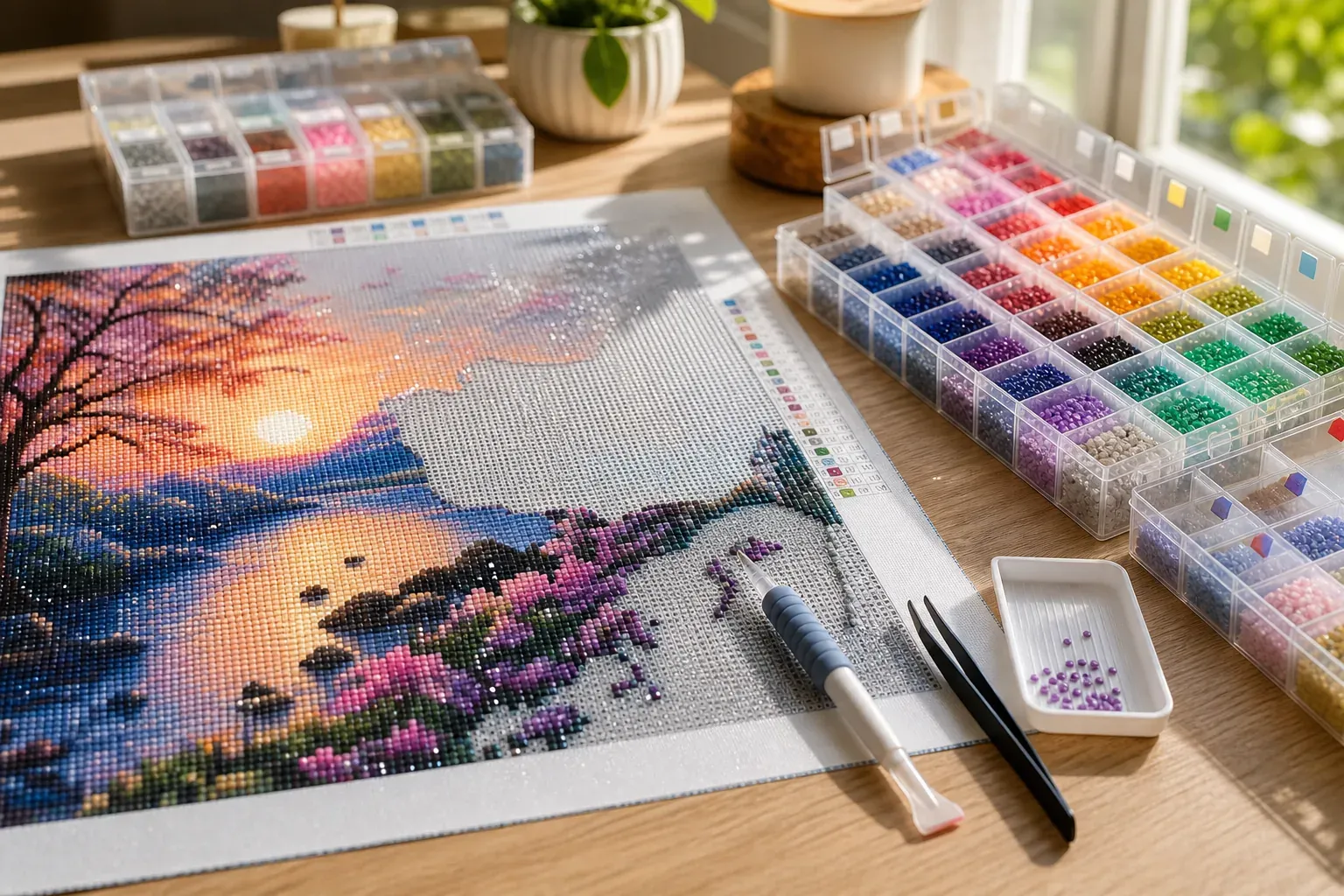 Les astuces de diamond painting qui rendent la pose plus nette