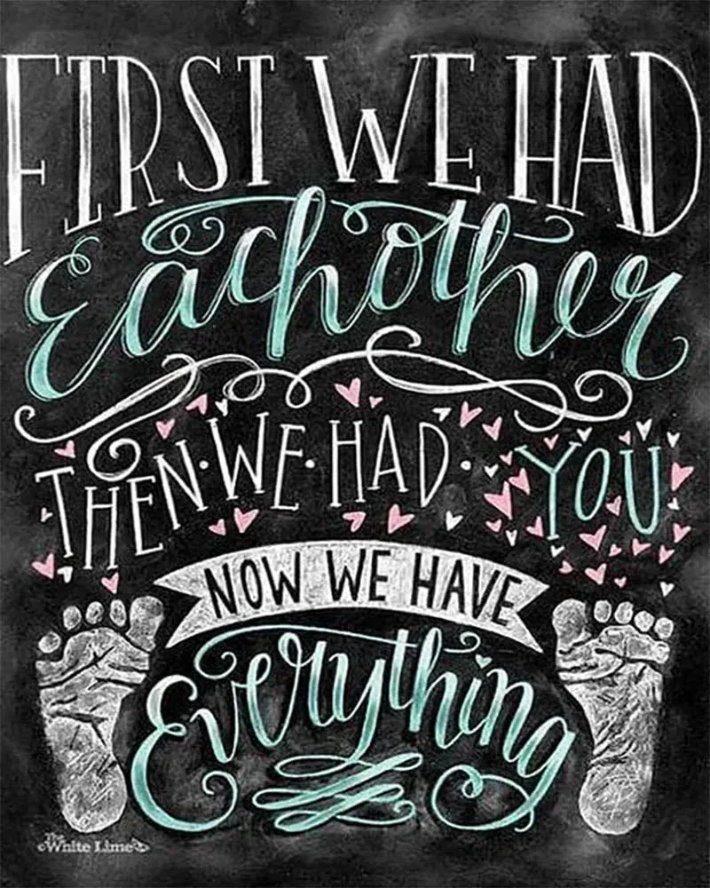Broderie diamant Affiche Everything
