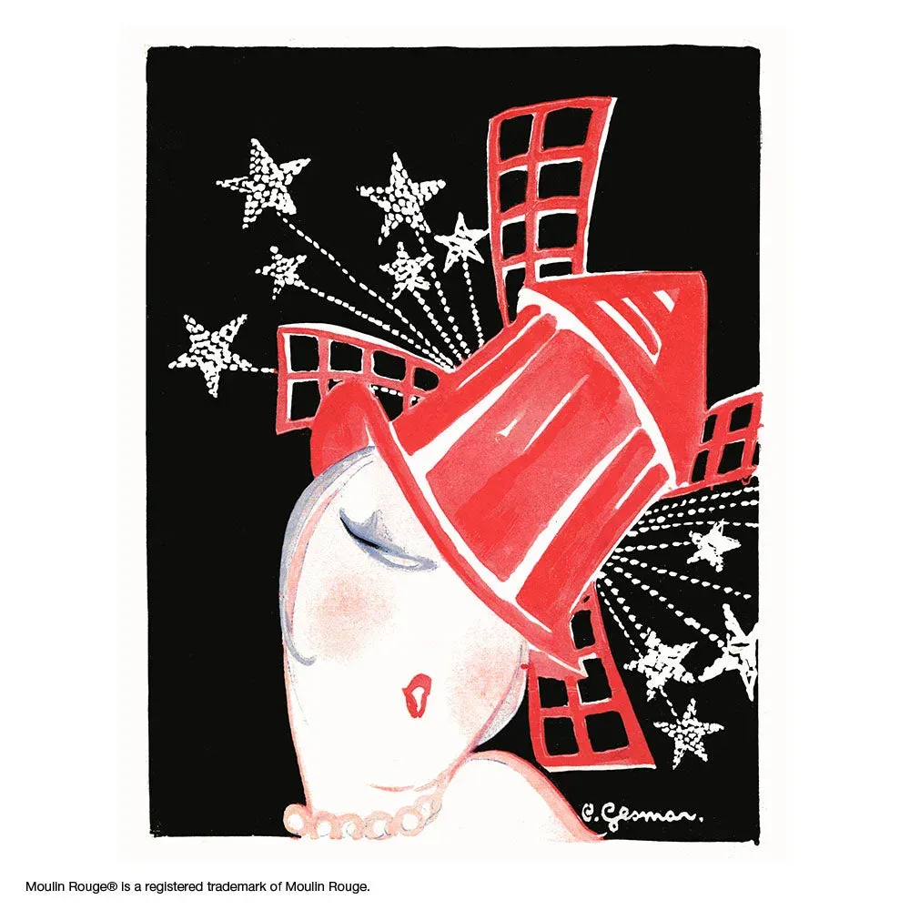 Broderie diamant Affiche Moulin Rouge - Paris aux Etoiles