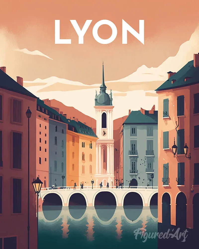 Broderie diamant Affiche Poster Lyon