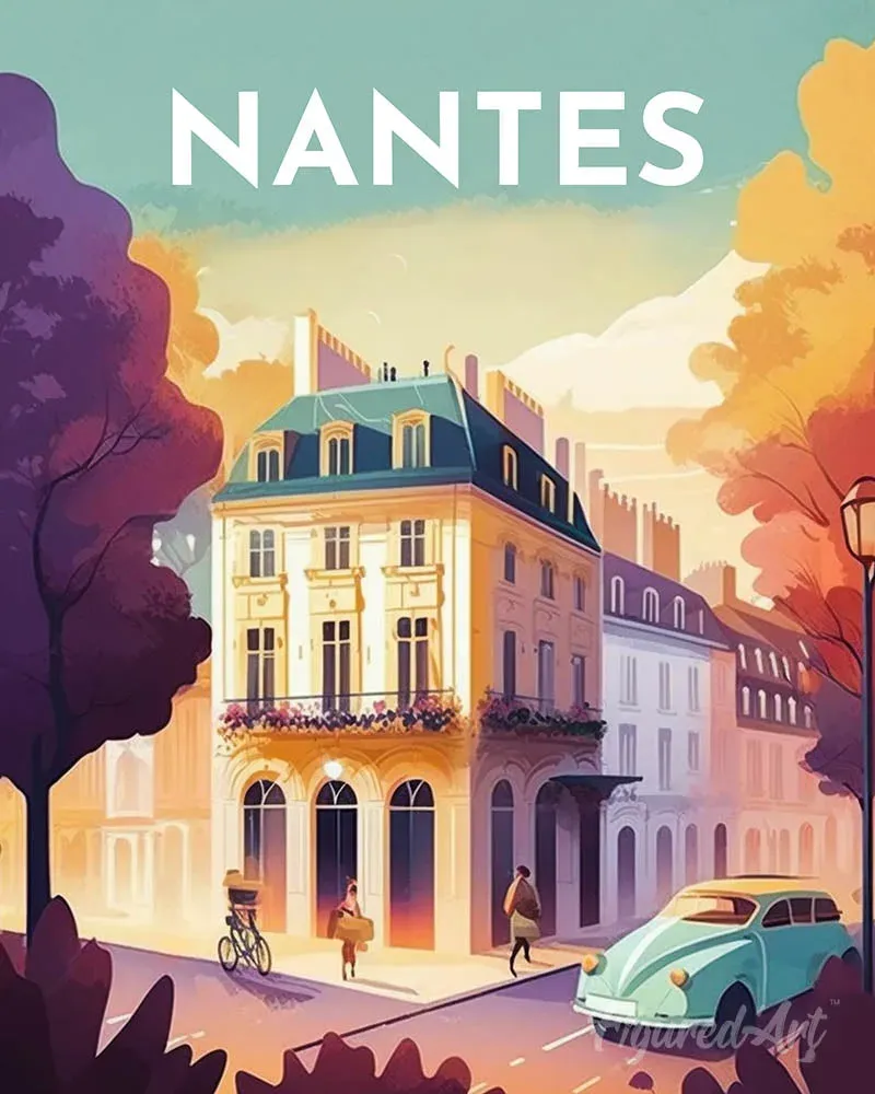 Broderie diamant Affiche Poster Nantes