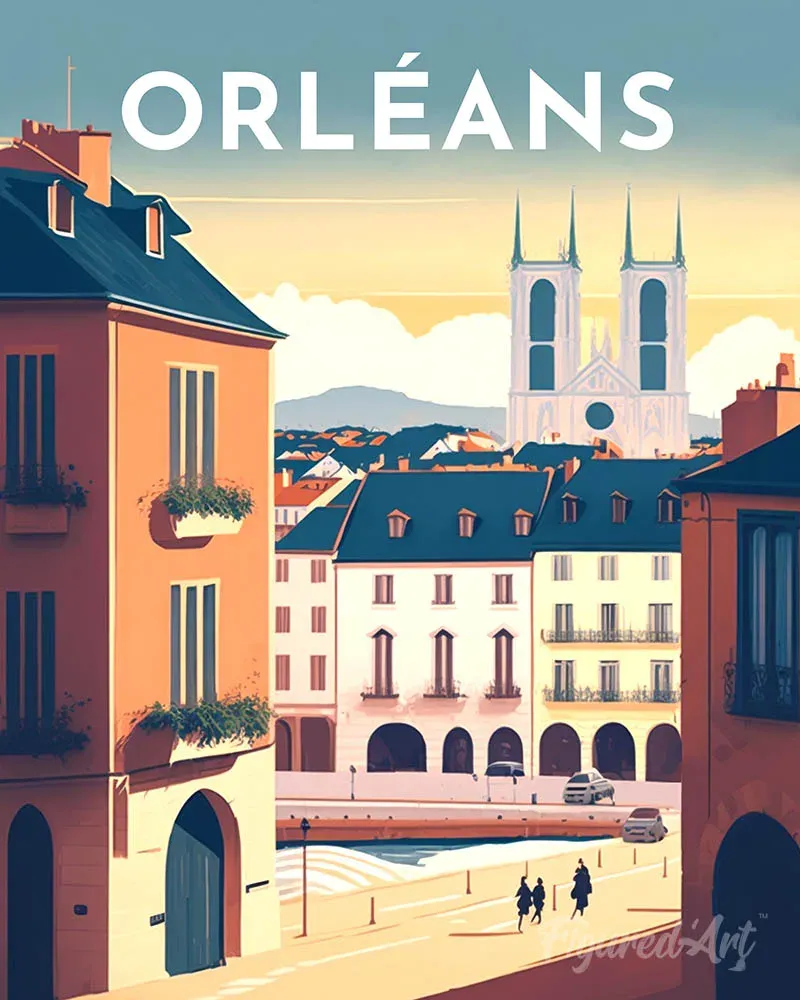 Broderie diamant Affiche Poster Orléans