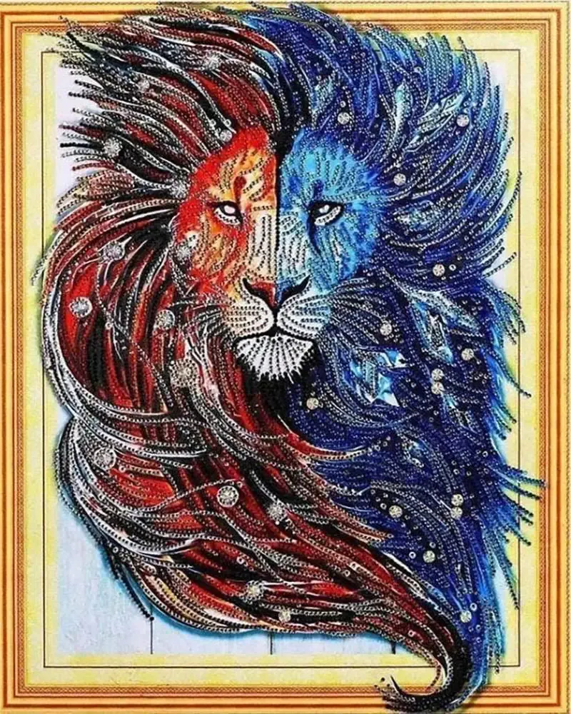 Broderie diamant Allure de Lion