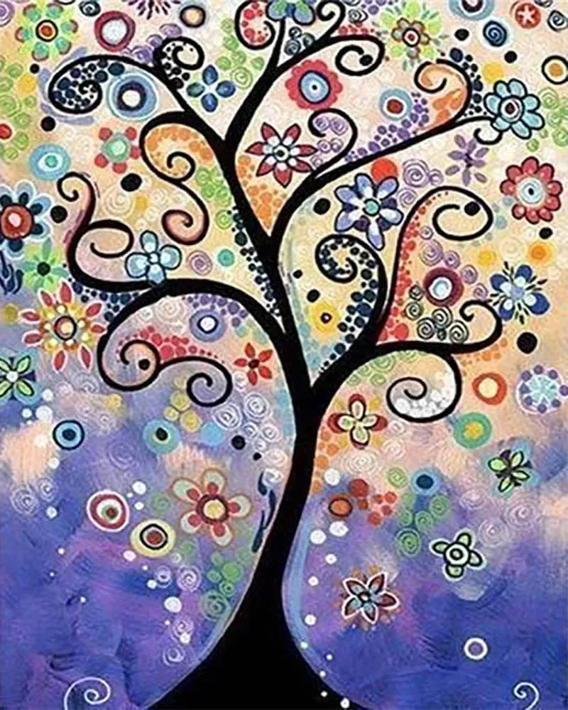 Broderie diamant Arbre de Vie Design
