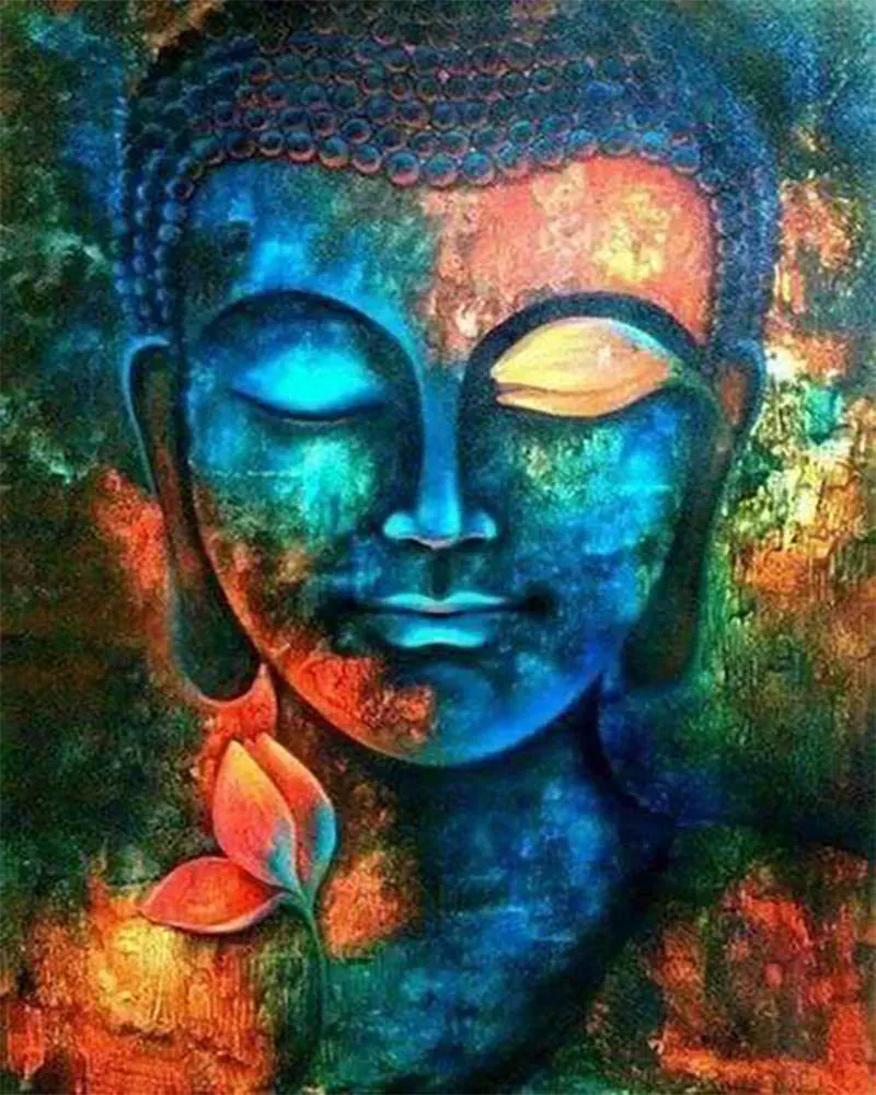 Broderie diamant Bouddha 2