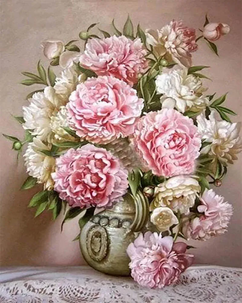 Broderie diamant Bouquet de Fleurs