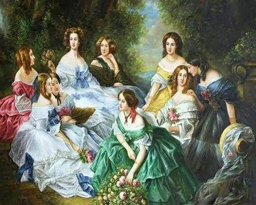 Broderie diamant Déjeuner sur l'Herbe