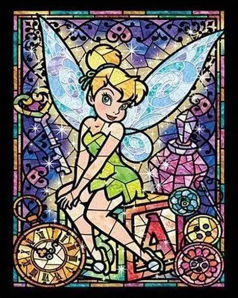 Broderie diamant Fée et Mosaïque