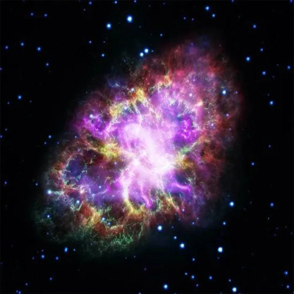 Broderie diamant Galaxie colorée