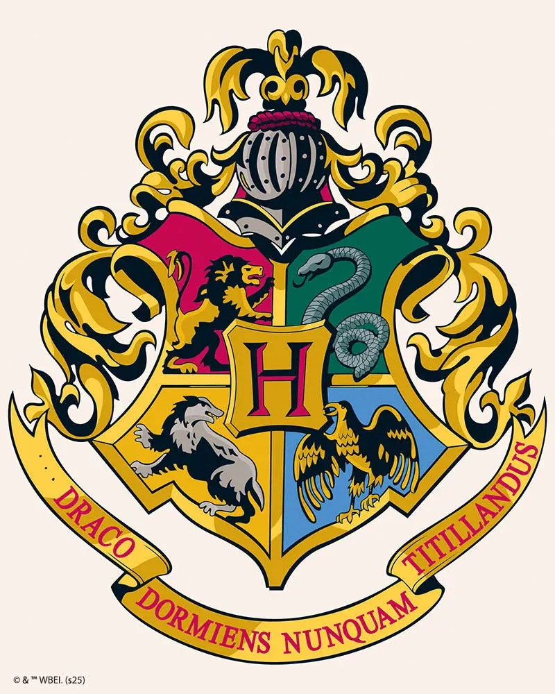 Broderie diamant Harry Potter - Blason de Poudlard
