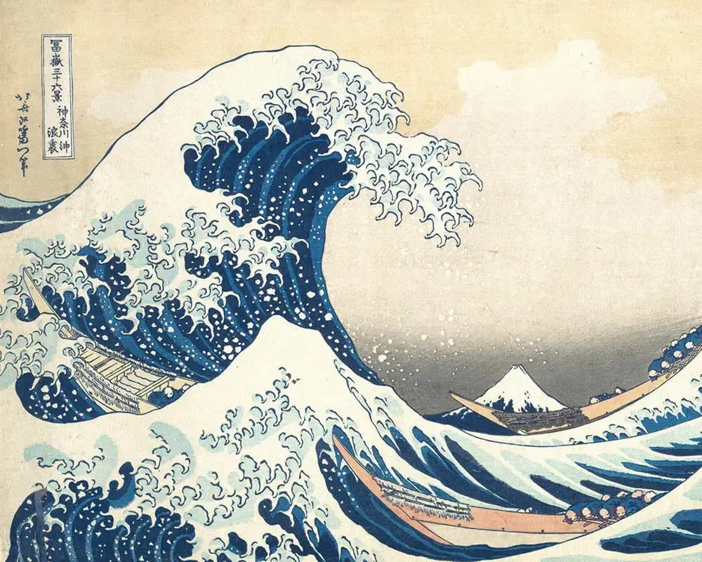 Broderie diamant La Grande Vague de Kanagawa
