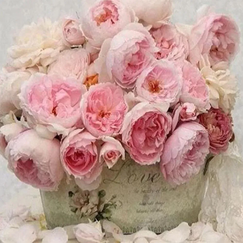 Broderie diamant La vie en Rose