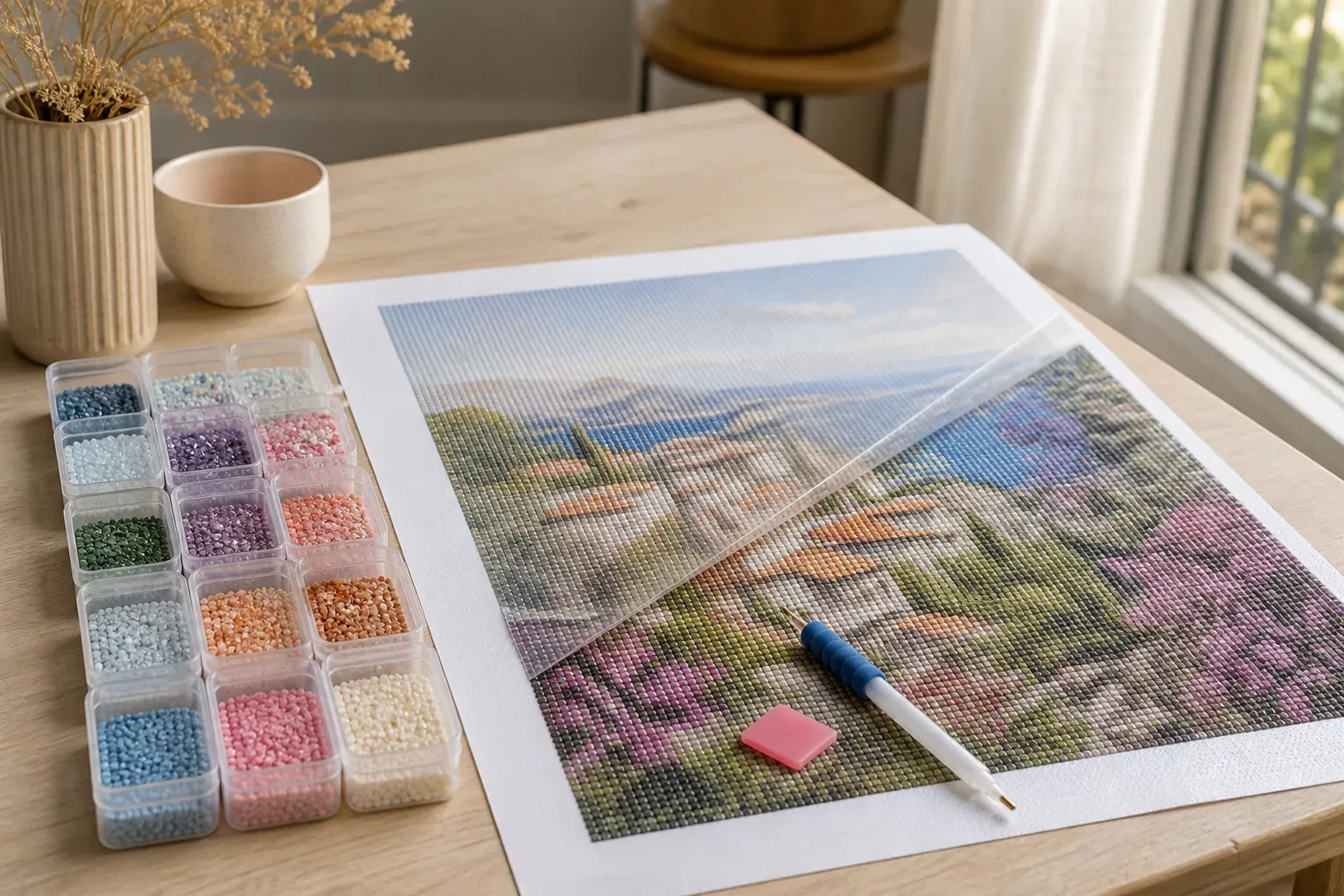 Une broderie diamant livrée en 48 h demande quelques vérifications