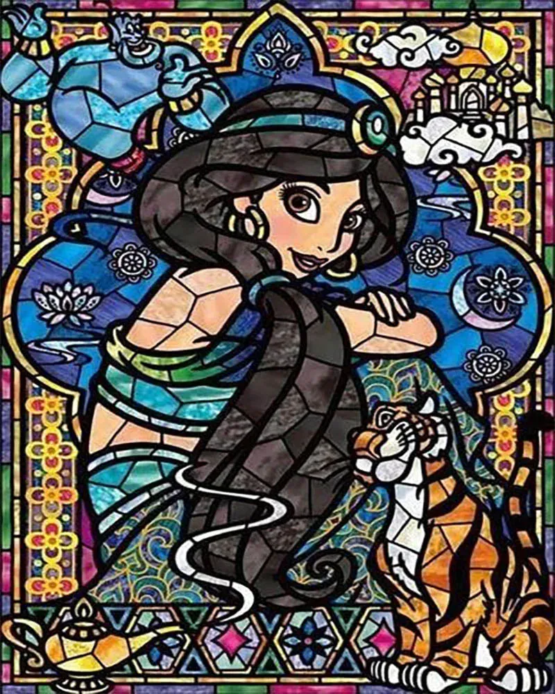 Broderie diamant Mosaïque Femme