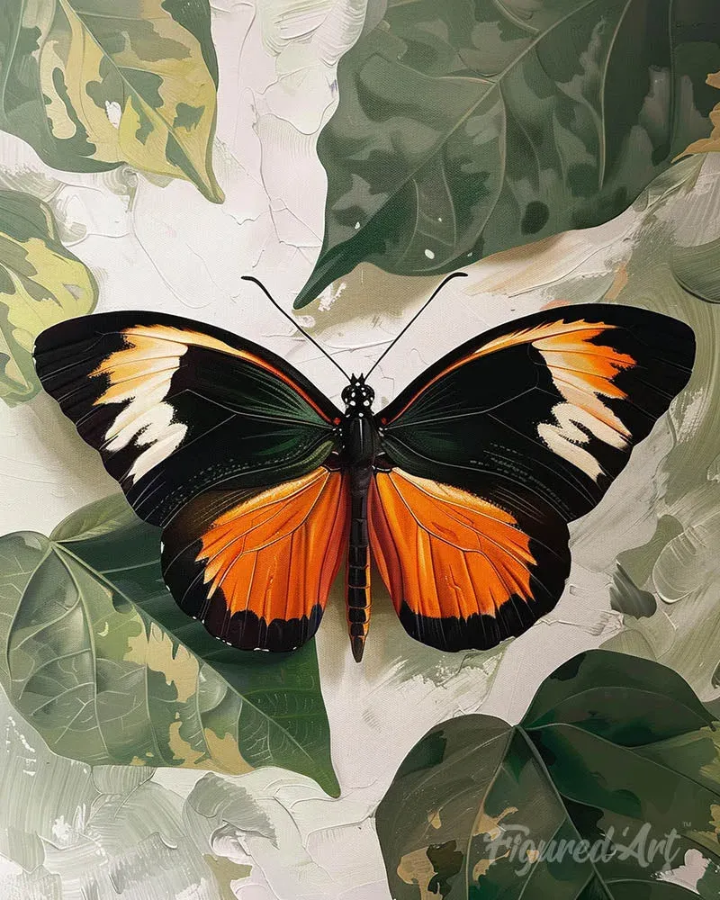 Broderie diamant Papillon Moneta Longwing
