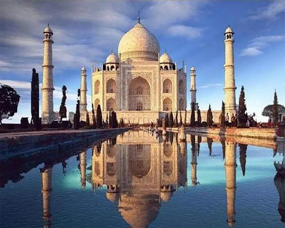 Broderie diamant Paysage d'Orient