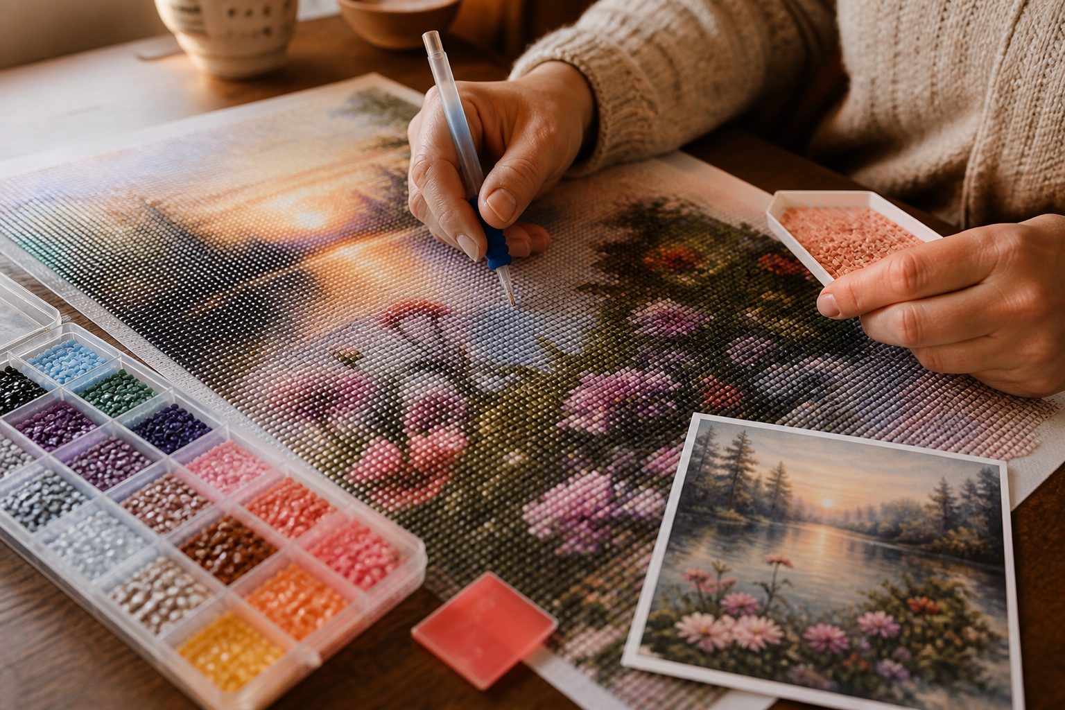 Comment faire une broderie diamant personnalisée ?