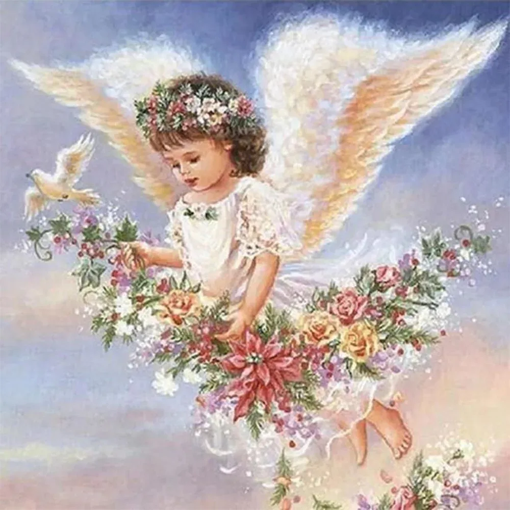 Broderie diamant Petit Ange