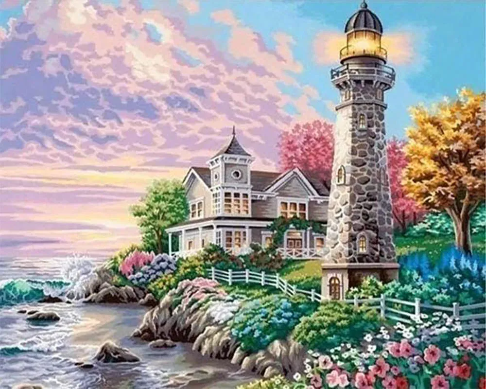 Broderie diamant Petit Phare