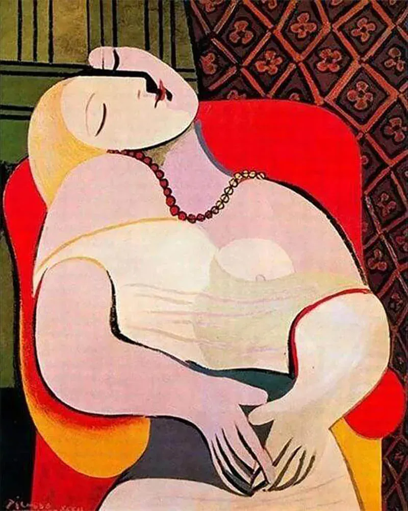 Broderie diamant Picasso le Rêve