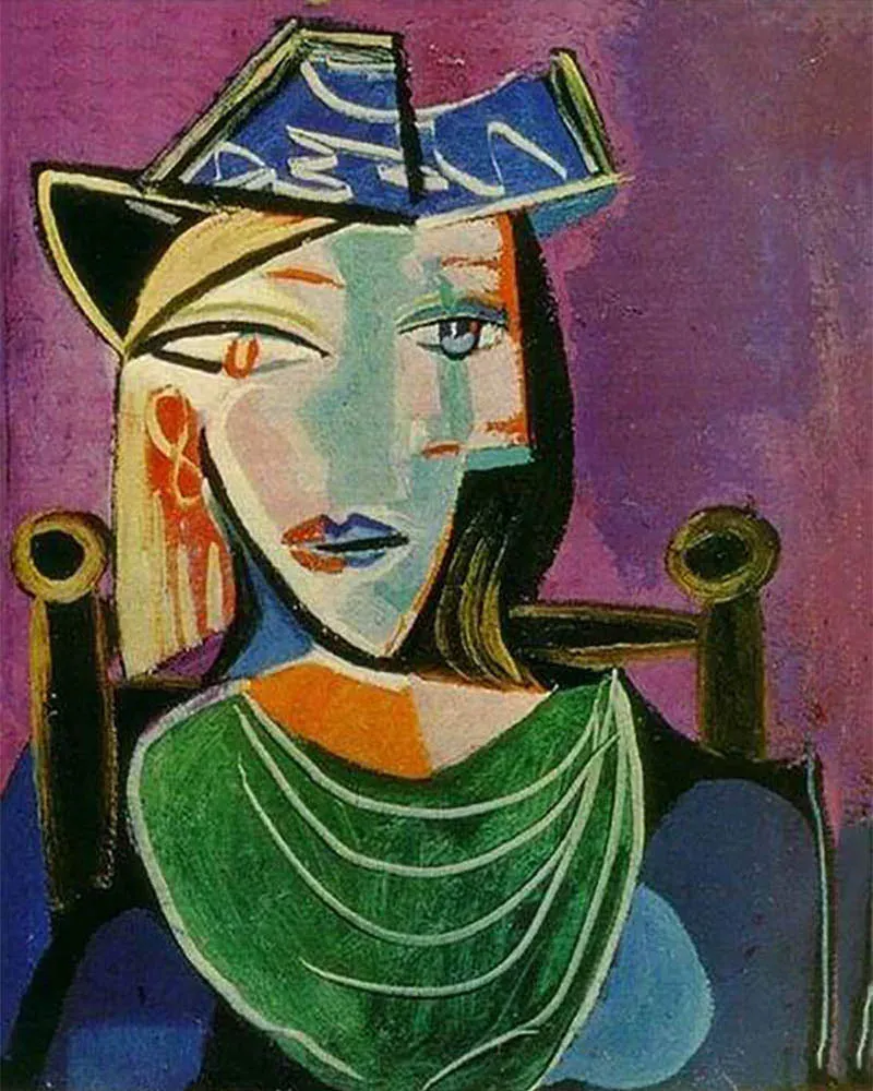 Broderie diamant Picasso