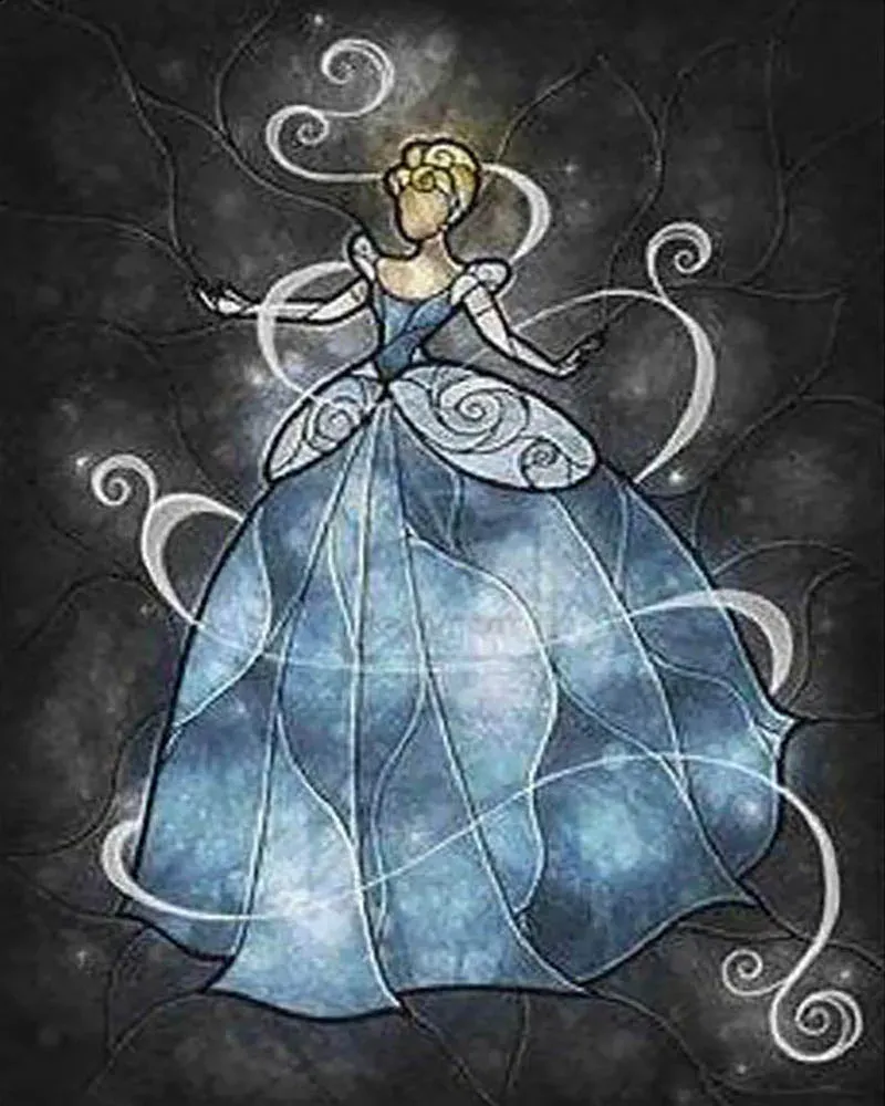 Broderie diamant Princesse