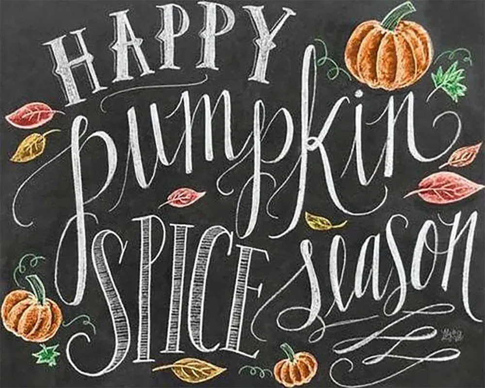 Broderie diamant Pumpkin Season
