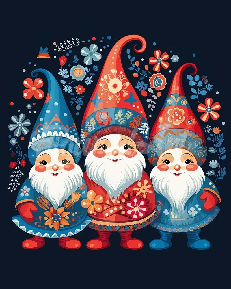 Broderie diamant Trio de Lutins