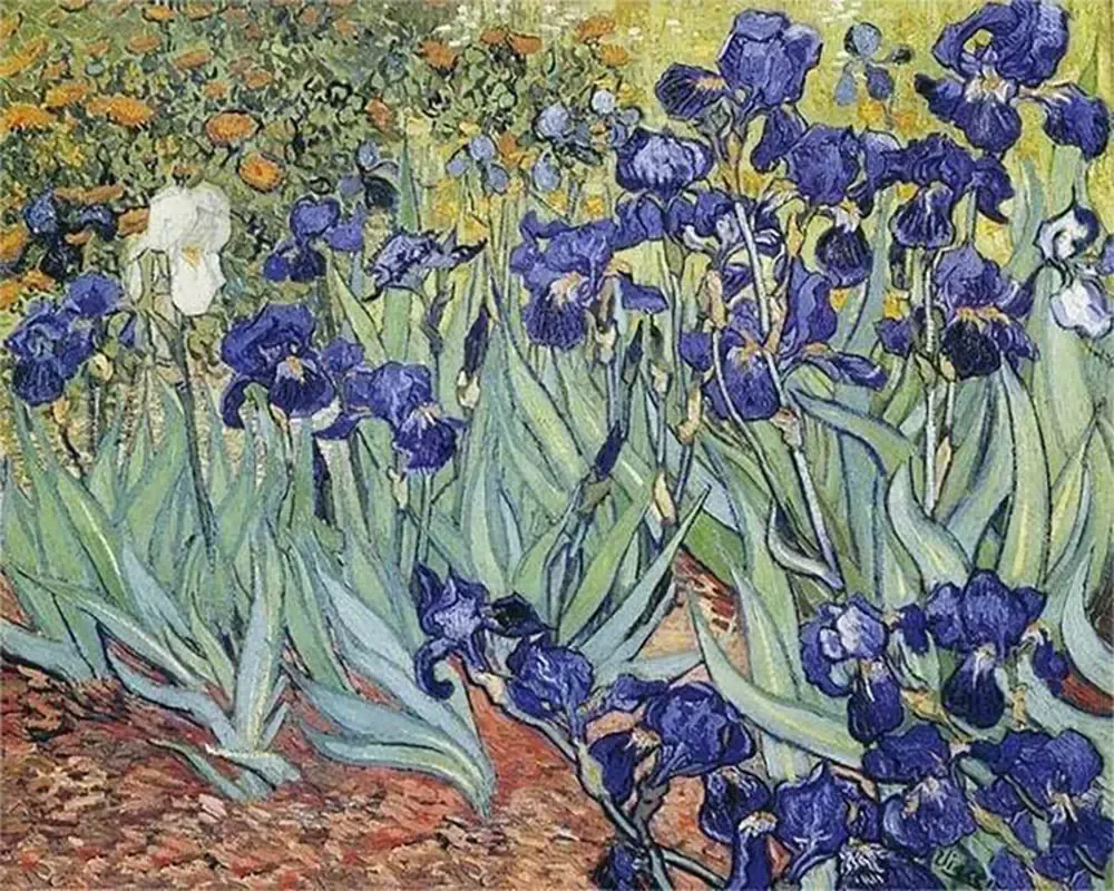 Broderie diamant Van Gogh Fleurs