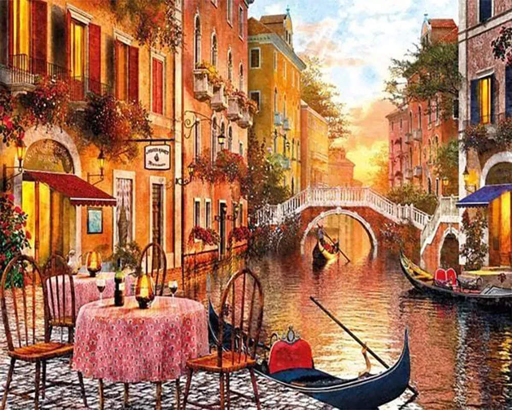 Broderie diamant Venice