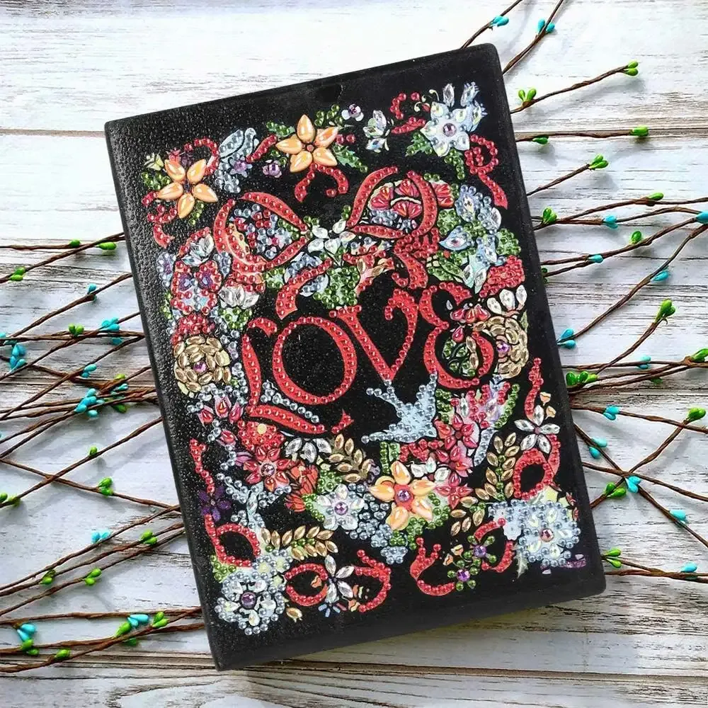 Cahier Diamond Painting Amour - Carnet de création broderie diamant