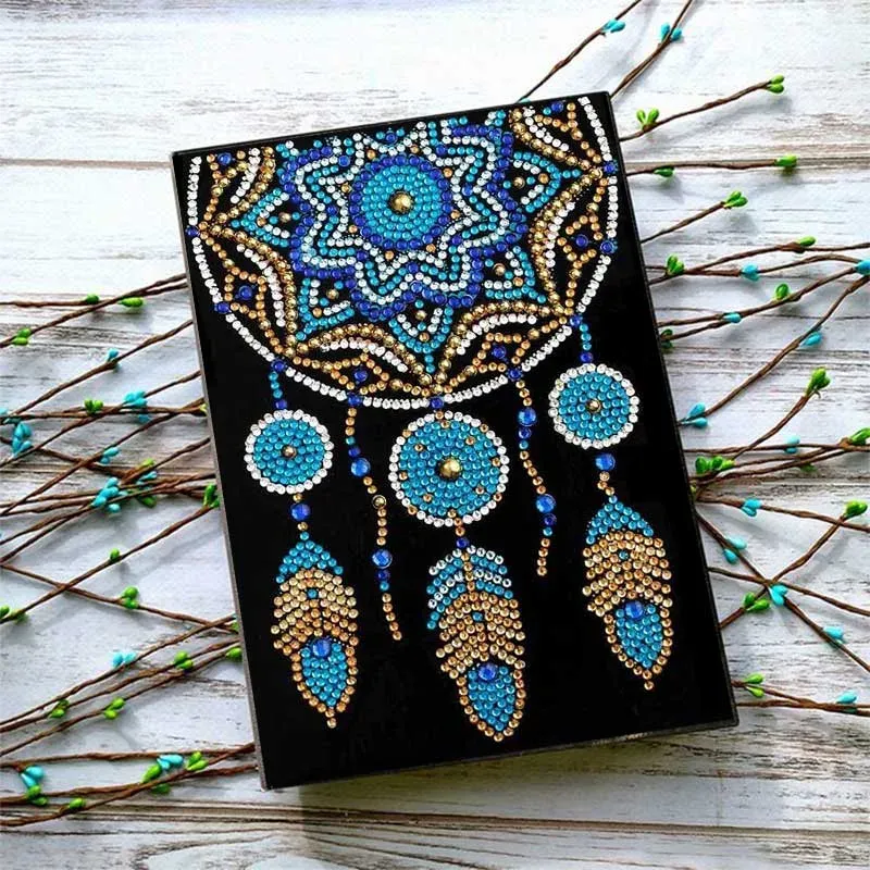 Cahier Diamond Painting Attrape‑Rêves - Accessoire de broderie diamant