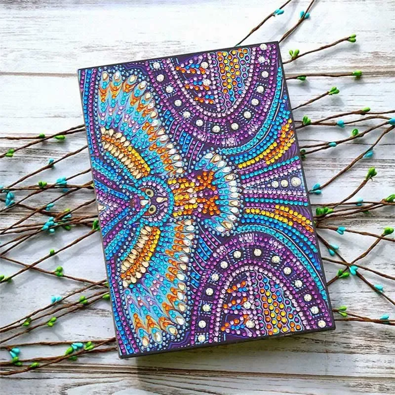 Cahier Diamond Painting Hibou - votre carnet créatif