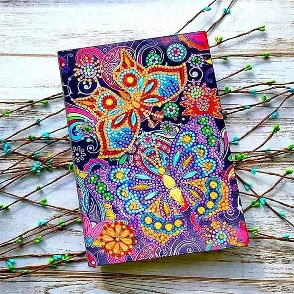Cahier Diamond Painting Papillons - Créez vos chefs‑d’œuvre