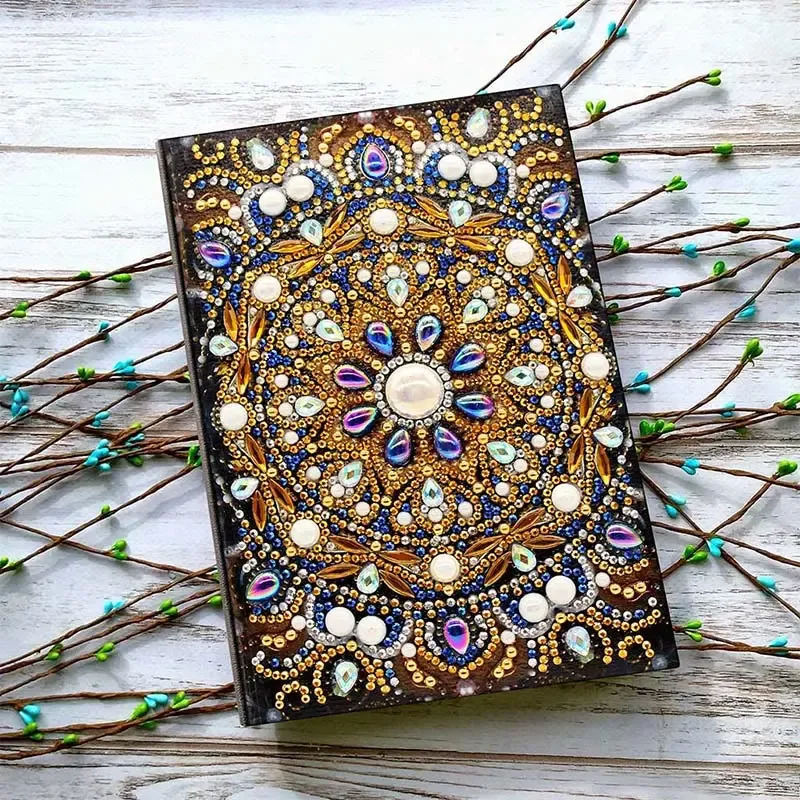 Cahier Diamond Painting Mandala - carnet pratique pour créer votre œuvre