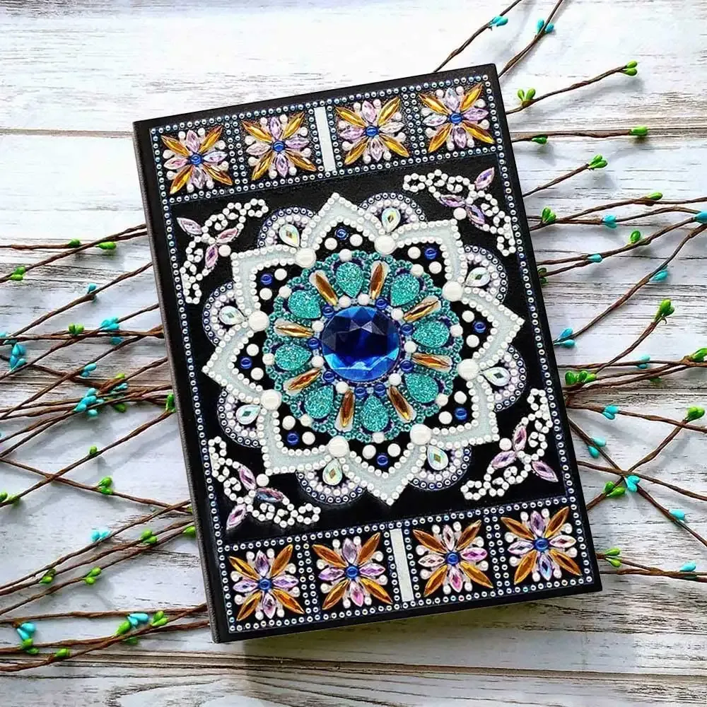 Cahier Diamond Painting Diamant Bleu - Accessoire Mille Facettes