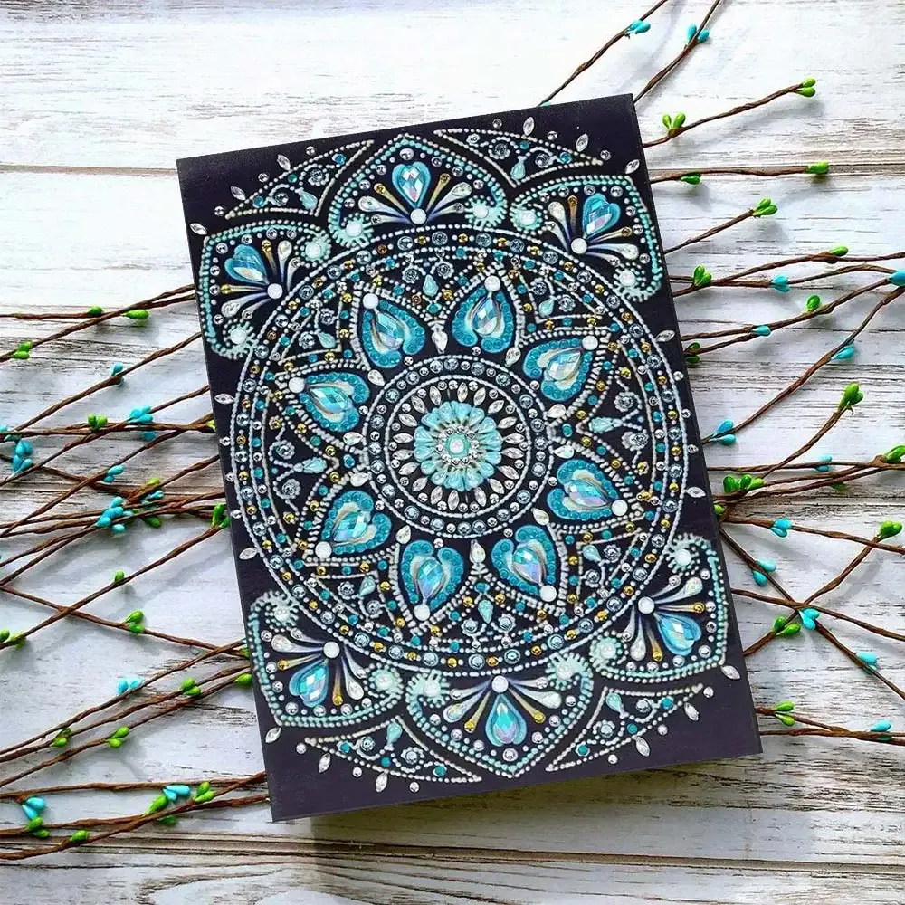 Cahier Diamond Painting pour organiser vos diamants bleus