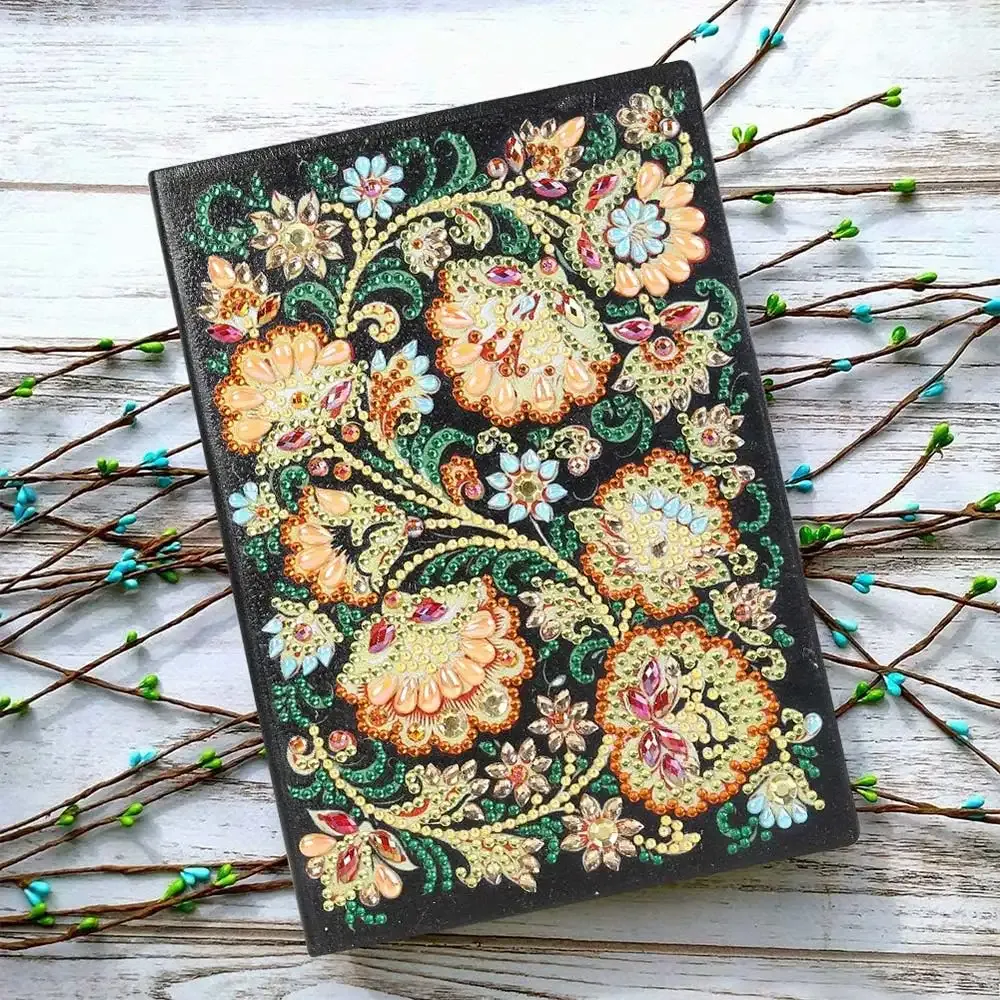 Cahier Diamond Painting Fleurs - Votre carnet créatif
