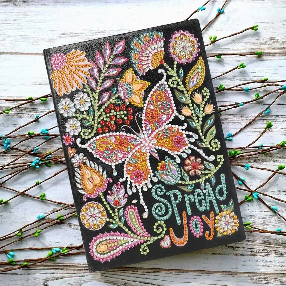 Cahier Diamond Painting Répandre la Joie - Accessoire Mille Facettes