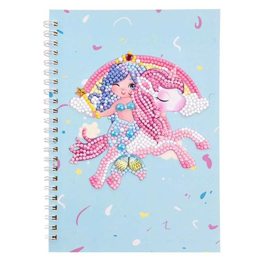 Cahier Diamond Painting Sirène et Licorne - Création féérique