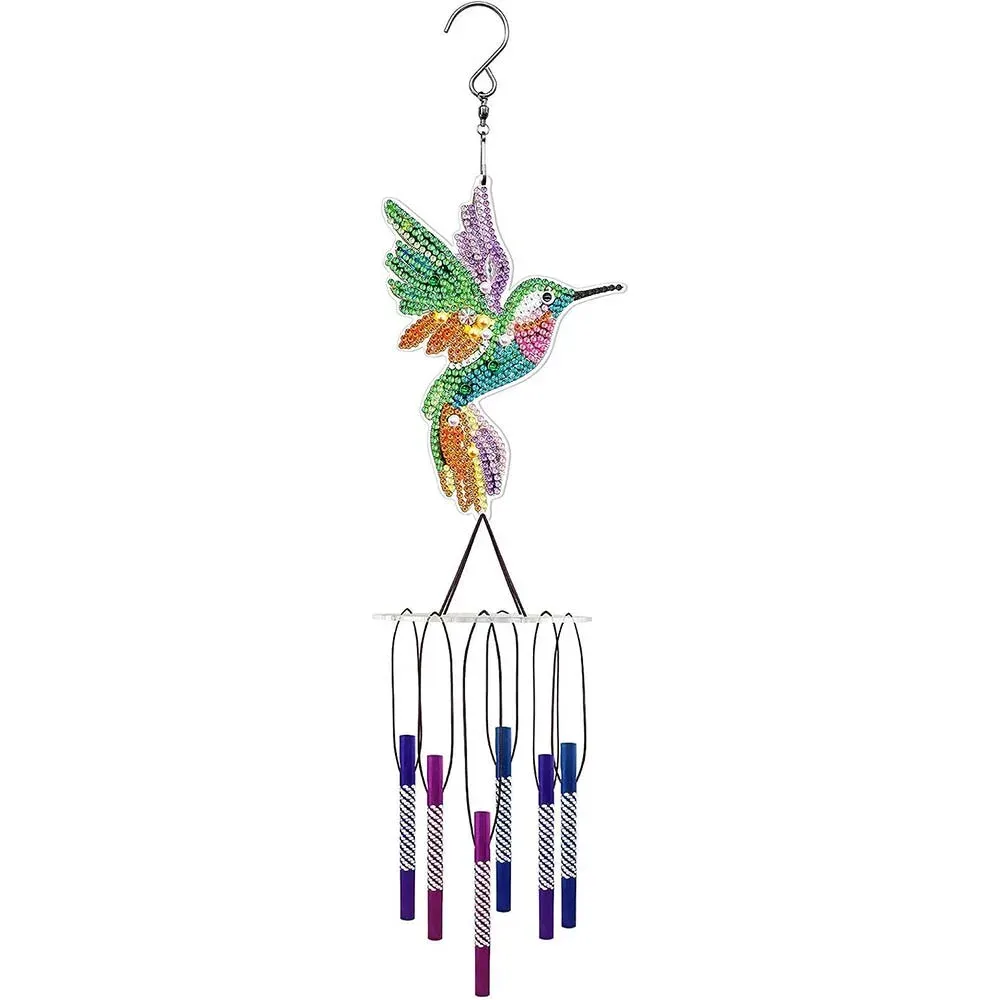 Carillon Diamond Painting Colibri - Décoration murale scintillante