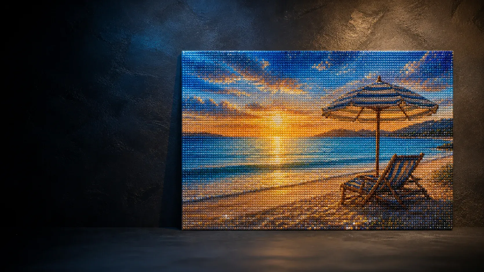 Diamond painting été
