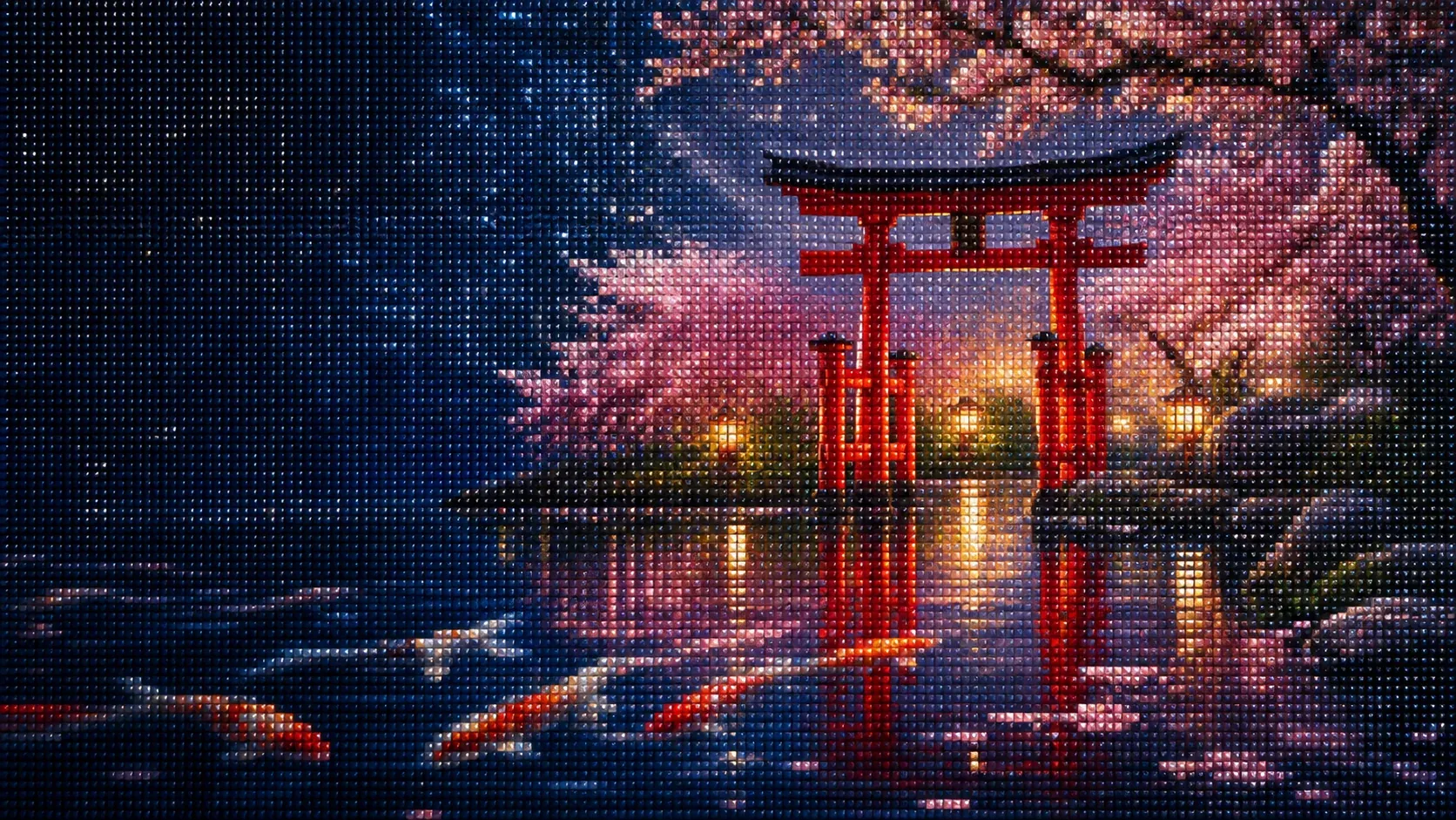 Diamond painting Japon