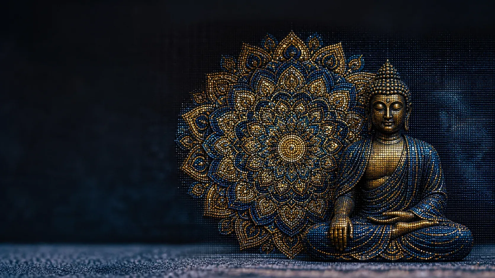 Diamond painting zen et mandala