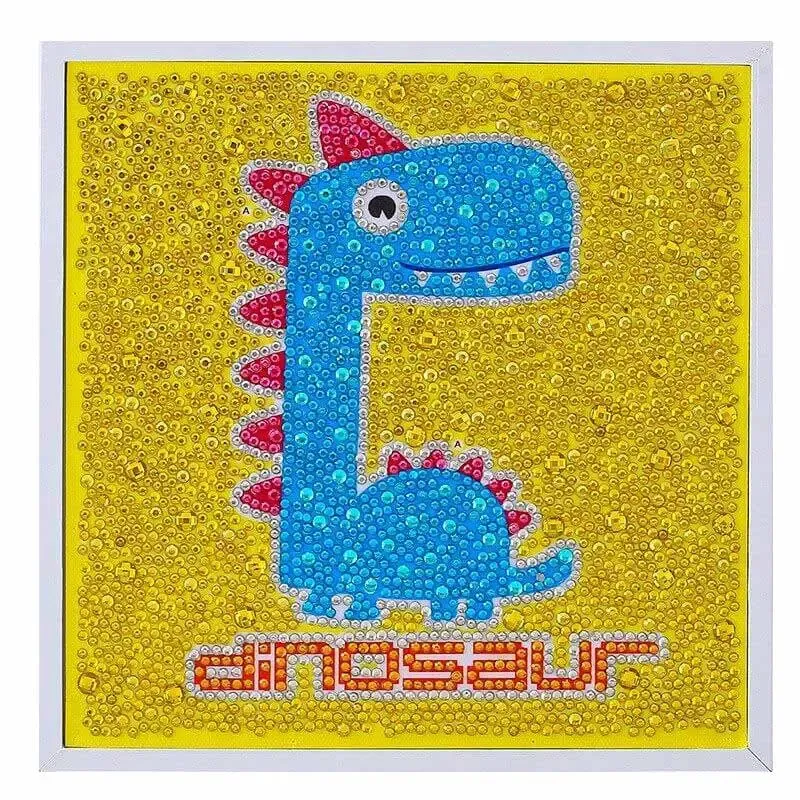 Cadre Diamond Painting Enfants Dinosaure - Broderie Diamant 5D
