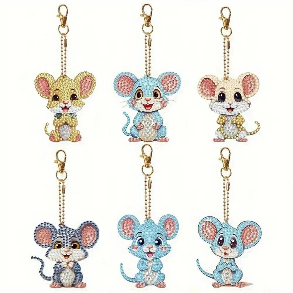 Diamond Painting 5D Souris - Kit de 6 pièces