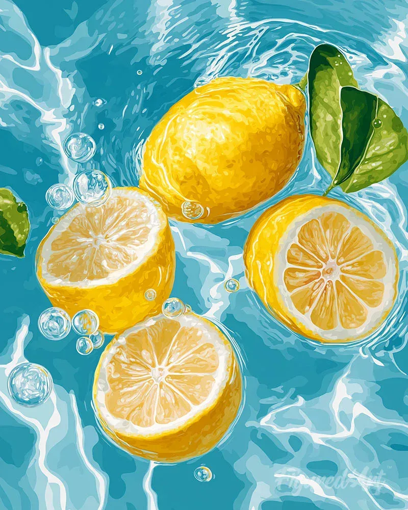 Broderie diamant Brise de Citrus