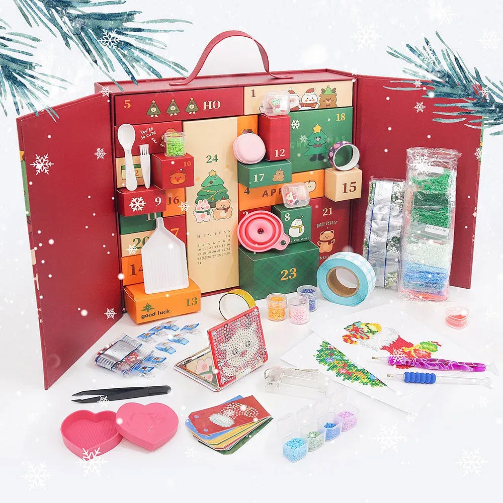 Broderie diamant Calendrier de l'Avent 2024 - Boîte 002