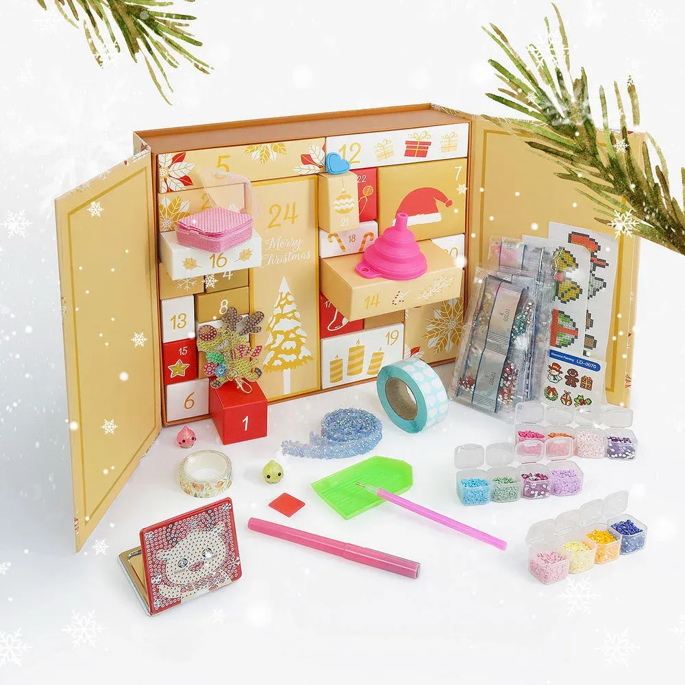 Broderie diamant Calendrier de l'Avent - Boîte 005