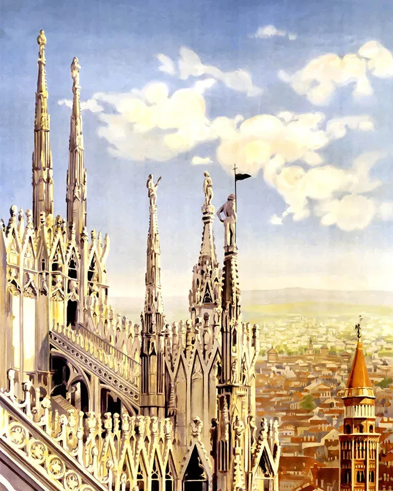 Broderie diamant Dôme de Milan